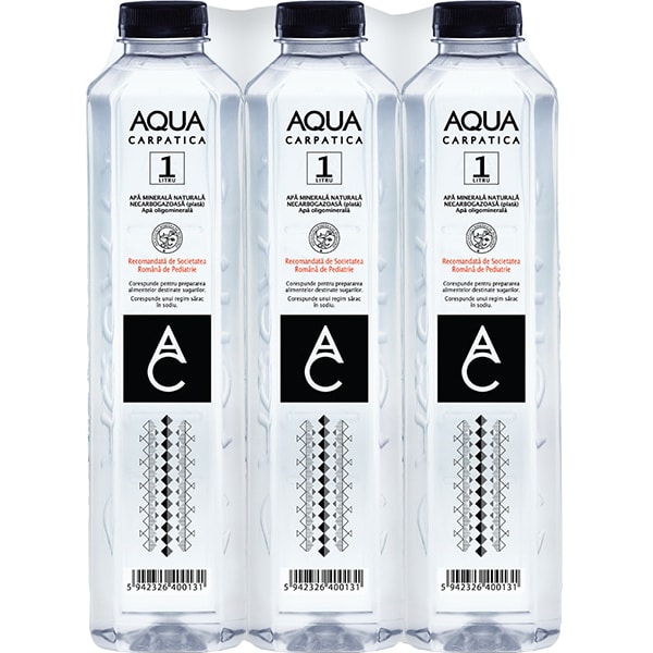 AQUA CARPATICA Apa Minerala Plata 12 x 1 L - imagine 2