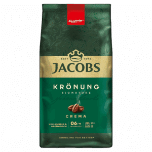 JACOBS Kronung Alintaroma Cafea Boabe 1 Kg beau la birou si acasa, la petrecere