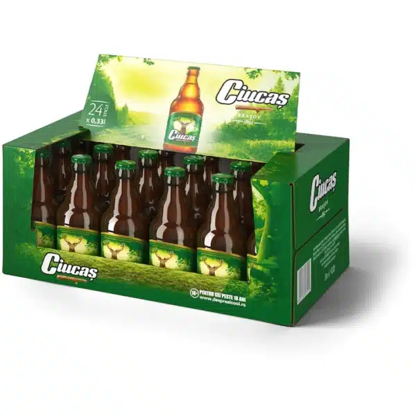 Ciucas Bere Blonda Sticla Nereturnabila 24 x 0,33 L livrare firme si acasa