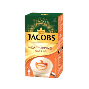 JACOBS Cafea Solubila Cappuccino cu Caramel 8 x 12 g