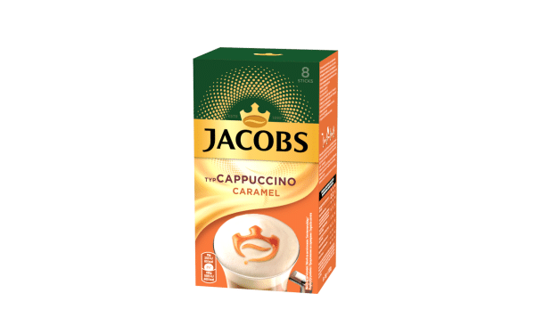 JACOBS Cafea Solubila Cappuccino cu Caramel 8 x 12 g
