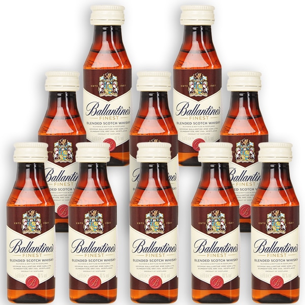 Horeca minibar whisky pret ieftin Ballentines 10 x 0.05l 50 ml