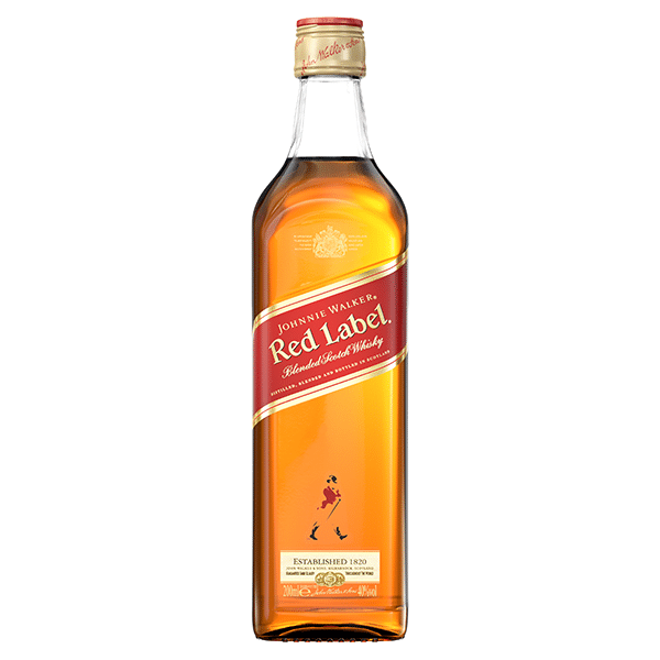 JOHNNIE WALKER RED LABEL Scotch Whisky 40% 0,2 L un cado livrat la firma sau acasa, pret mic