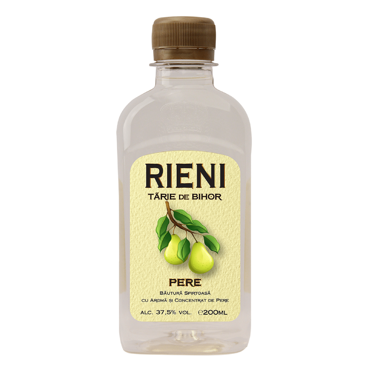 Cadou sau minibar livram RIENI Tarie de Bihor Pere 37,5% 0,2 L acasa su la firma pret