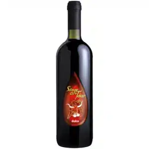 SANGE DE TAUR Vin Rosu Dulce 0,75 L, livrare la domiciliu si firma.