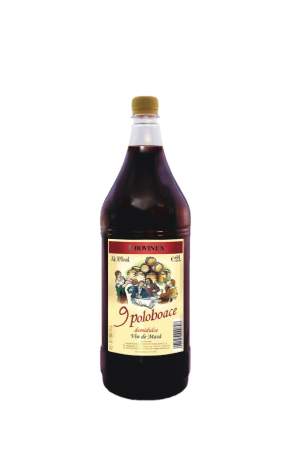 9 POLOBOACE Vin de Masa Rosu Demidulce 2 L