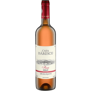 CASA ISARESCU Merlot Dragasani Vin Rose Demisec 0,75 L, livrare la firma.