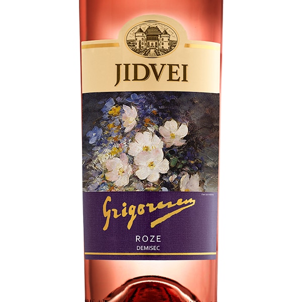 JIDVEI GRIGORESCU Roze Demisec 0,75 L - imagine 2