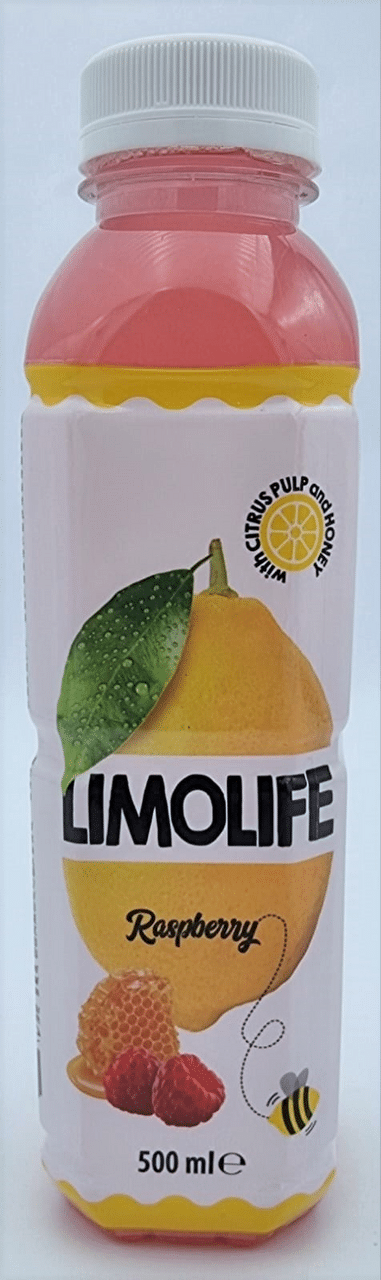 LIMOLIFE Limonada cu Aroma de Zmeura 12 x 0,5 L