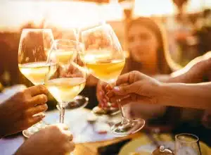 Castel Huniade Sauvignon Blanc_masa cu prietenii_livrare