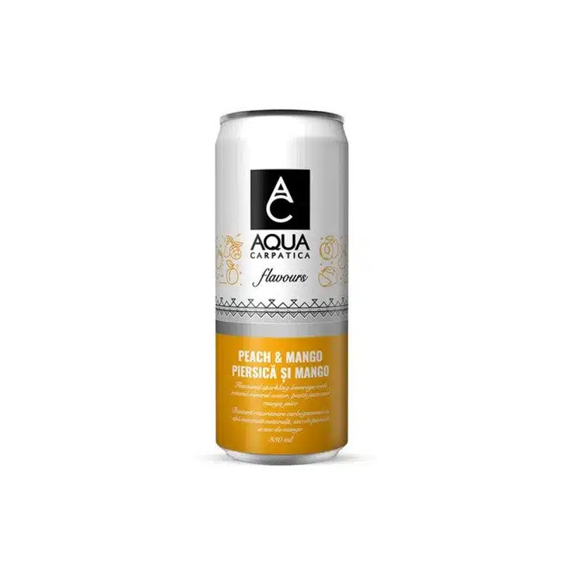 AQUA CARPATICA Piersici si Mango 4 x 0,33 L