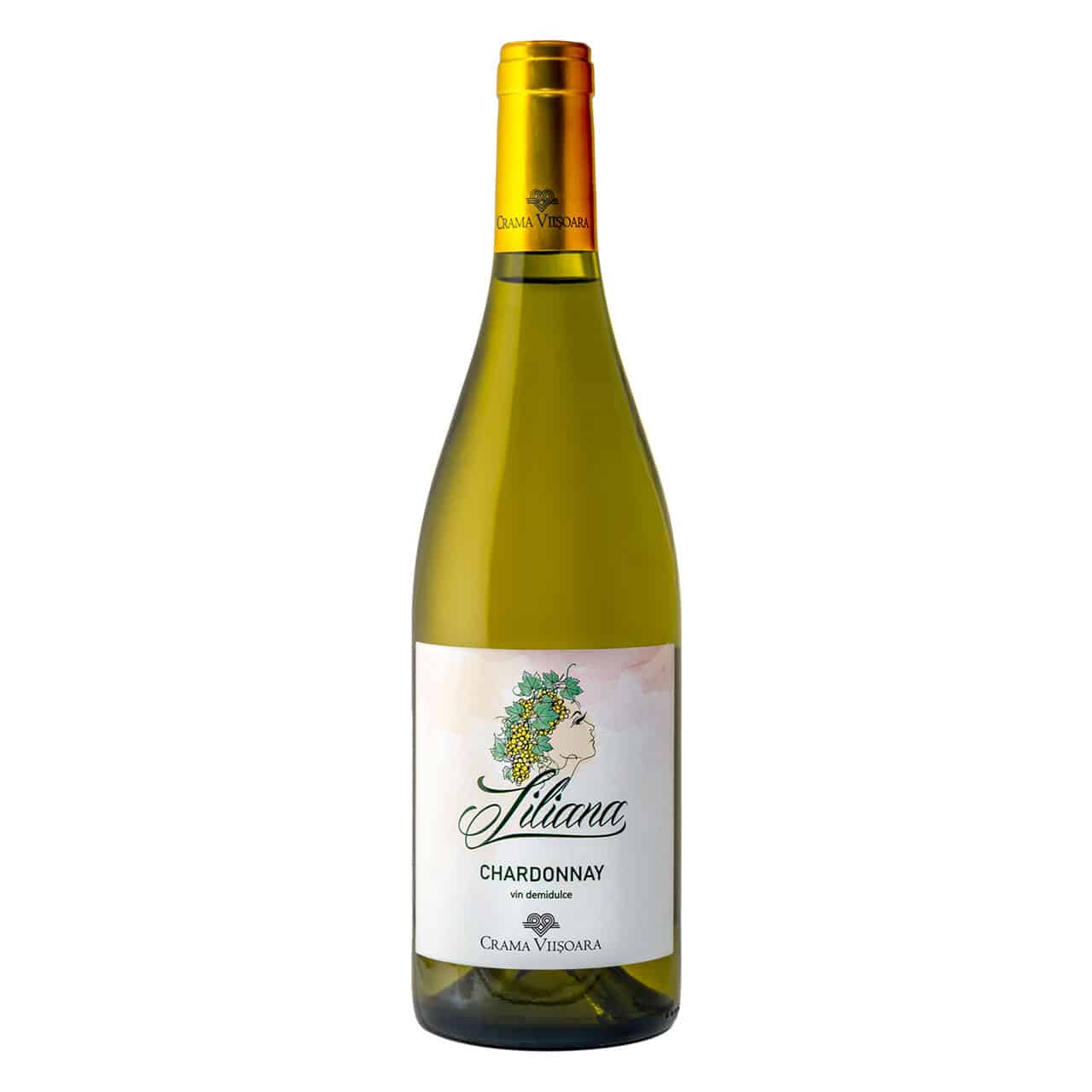 Crama Viisoara Liliana Chardonnay Vin Alb Demidulce, pret ieftin, livrare iestina, retur petreceri.