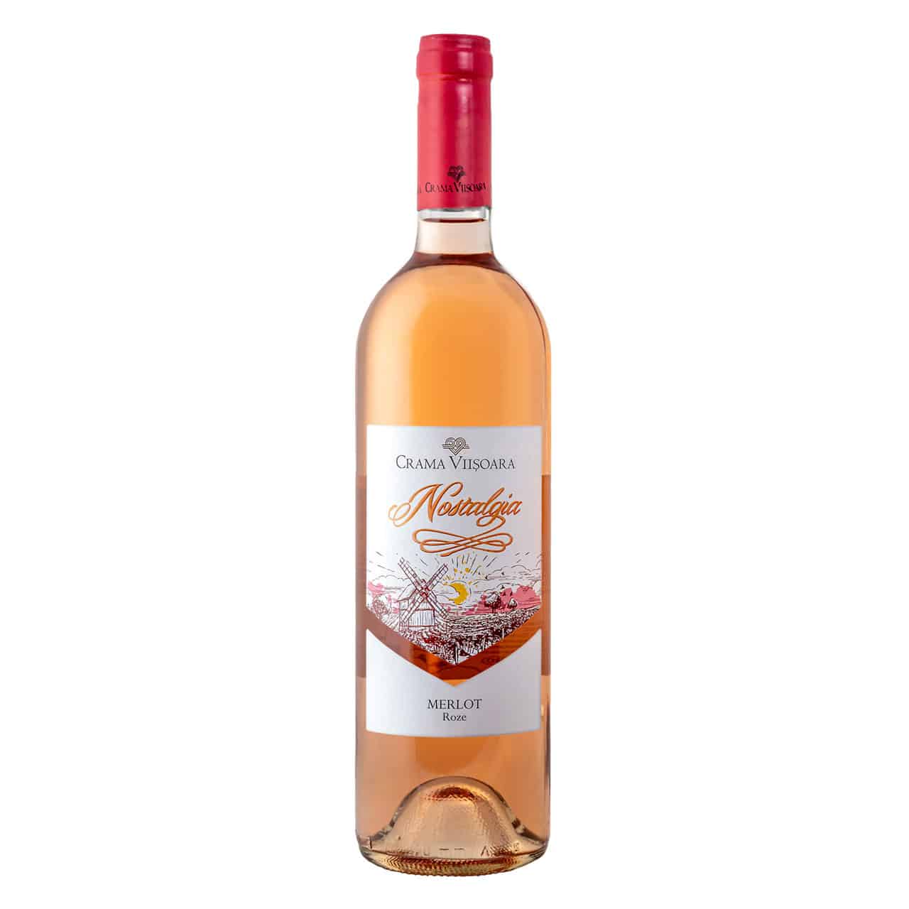 Crama Viisoara Nostalgia Merlot Vin Roze Demisec 0.75 L