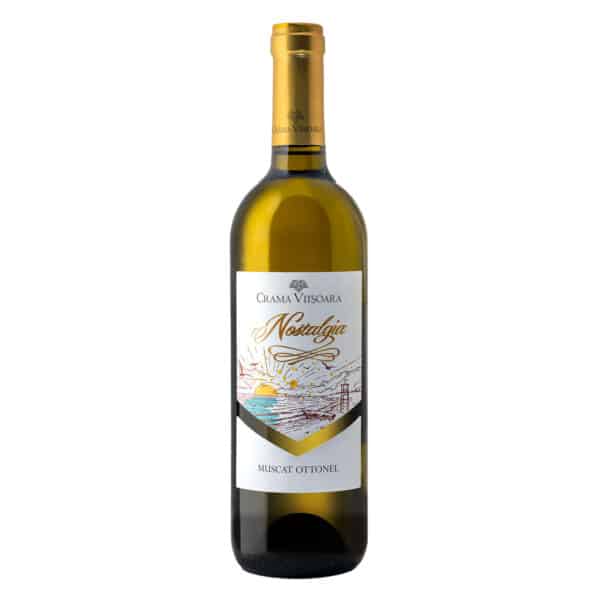 Crama Viisoara Nostalgia Muscat Ottonel Vin Alb Demisec 0.75 L
