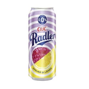Ciuc Radler Zmeura si Lamaie Bere fara alcool doza 24 x 0.5L bax livrare firma si domiciliu