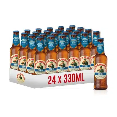 Birra Moretti fara alcool sticla 24 x 0.33L pret ieftina, livrare rapida.