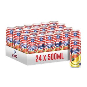 Ciuc Radler Pepene Rosu si Coacaze Negre Bere fara alcool doza 24 x 0.5L Bax livrare domiciliu firma pret