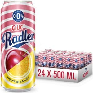 Ciuc Radler Visine si Lamaie Bere fara alcool doza 24 X 0.5L Bax pret ieftina livrare petrecere