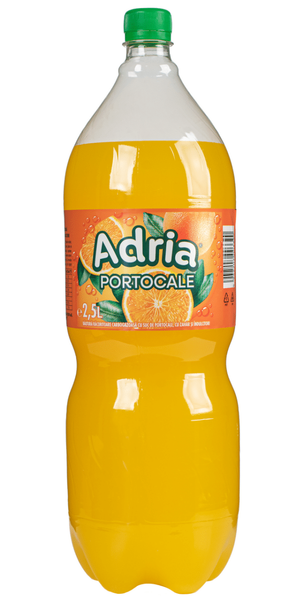 ADRIA Bautura Carbogazoasa Portocale 6 x 2,5 L