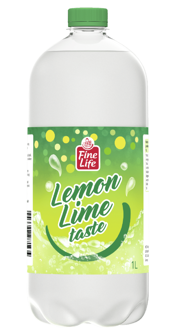 Fine Life Bautura Racoritoare Carbogazoasa cu Gust de Lamaie si Lime 6 x 1 L