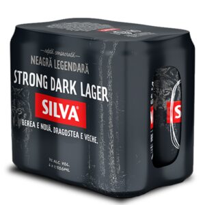 Silva Strong Dark Lager Bere cu alcool Doza 6 x 0,5 L. livrare acasa si firma, petrecere