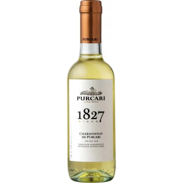 PURCARI 1827 Chardonnay Vin Alb Sec 0.375L miniaturi la usa ta livrare firma si acasa, minibar