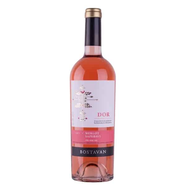 DOR – Merlot & Saperavi Vin Rose Sec 0.75 L