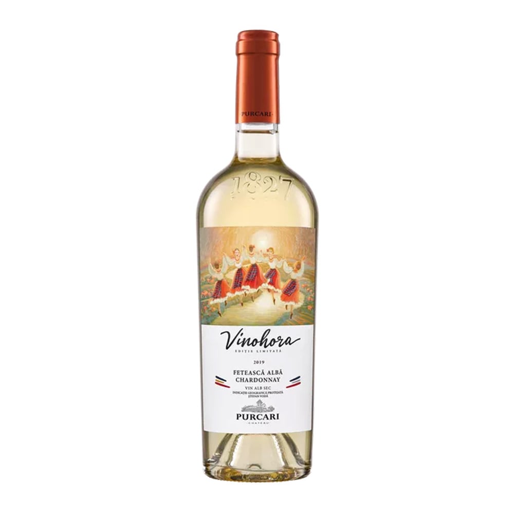 VINOHORA - Feteasca Alba & Chardonnay Vin Alb Sec 0.75 L