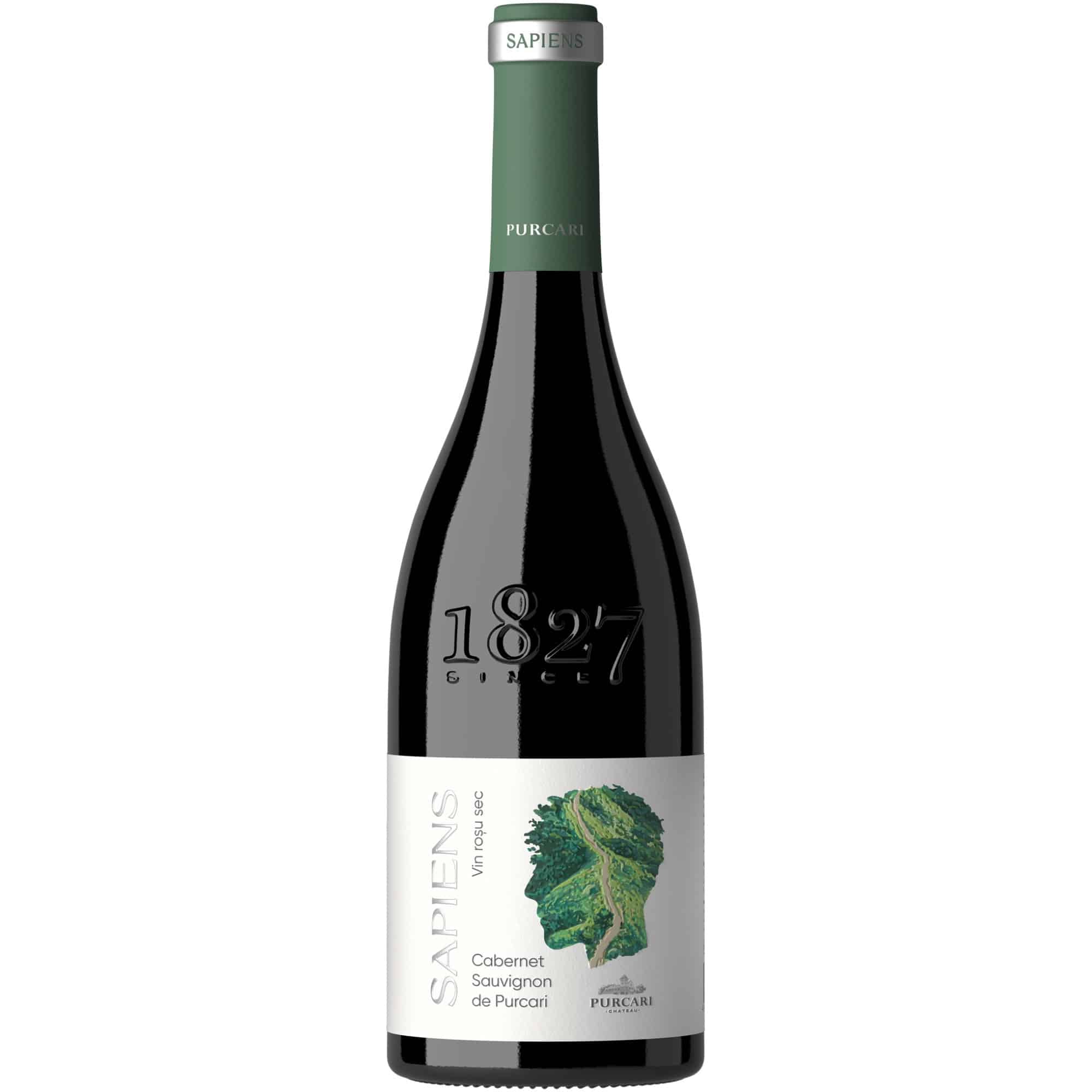 SAPIENS - PURCARI Cabernet Sauvignon Vin Rosu Sec 0.75 L livrare domiciliu, firma, petrecere, retur pret ieftin.