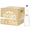 EVIAN Apa Minerala Naturala Carbogazoasa 12 x 0,75 L