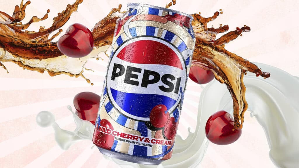 Noutatea Pepsi in 2025 este Pepsi Cherry & Cream curand in Romania pe Beau.ro cu livrare sediu firma