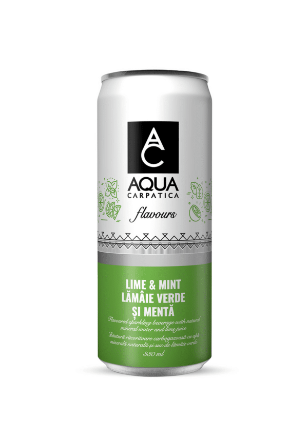 Apa fructata Aqua Carpatica Menta Lamaie