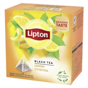 Lipton Ceai Negru cu Lamie plicuri 34 g beau cu livrare la birou, firme, conferinta, acasa